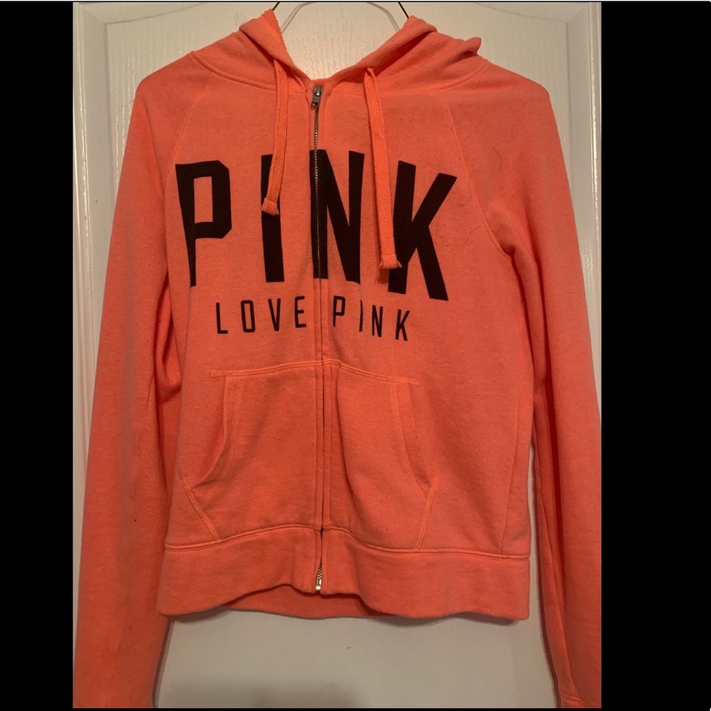 Victoria Secret Love Pink Zip up Hoodie